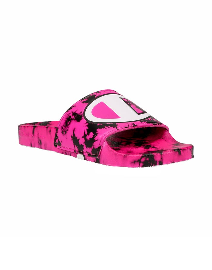 Champion Badslippers Dames - Roze/Zwart - Ipo Galaxy ( 351807-ZAY )